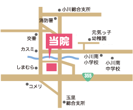 小塙医院の地図（〒311-3435 茨城県小美玉市田木谷169-3）